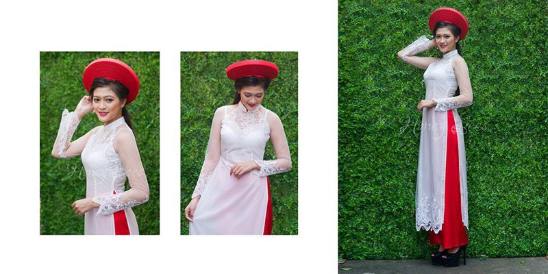 Cho thuê đồng phục áo dài bưng quả cho dâu phụ, rễ phụ - 6