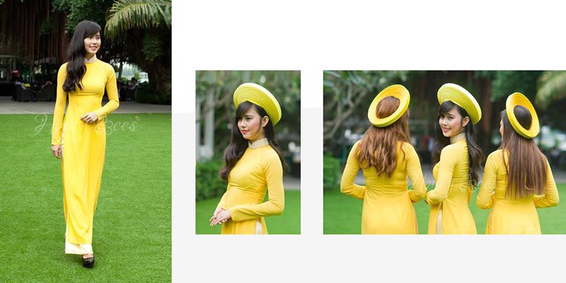 Cho thuê đồng phục áo dài bưng quả cho dâu phụ, rễ phụ - 3