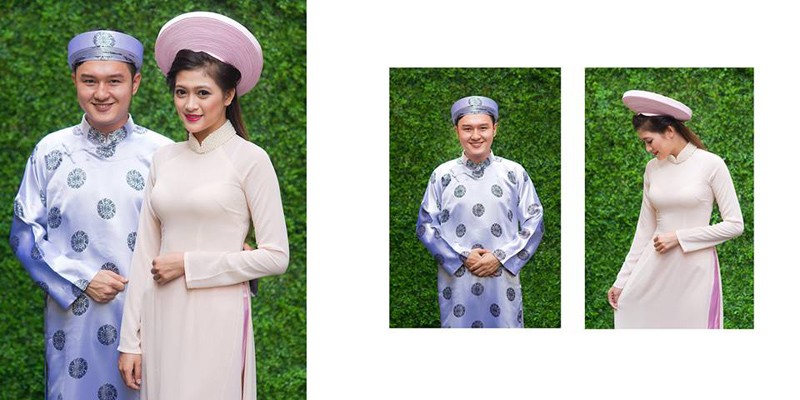 Cho thuê đồng phục áo dài bưng quả cho dâu phụ, rễ phụ - 10