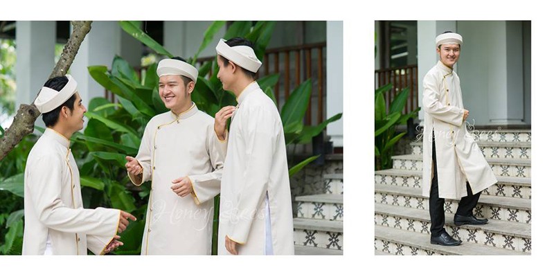 Cho thuê đồng phục áo dài bưng quả cho dâu phụ, rễ phụ - 7